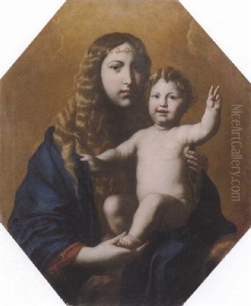 The Madonna And Child Oil Painting by Pietro Novelli