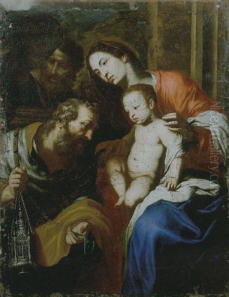 Adorazione Dei Magi Oil Painting by Pietro Novelli