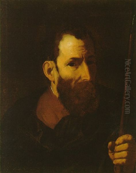 The Apostle Jude Thaddeus Oil Painting by Pietro Novelli