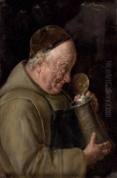 Der Letzte Tropfen Oil Painting by Ernst Nowak