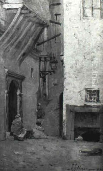 Early Morning, Biskra Oil Painting by George L. Noyes