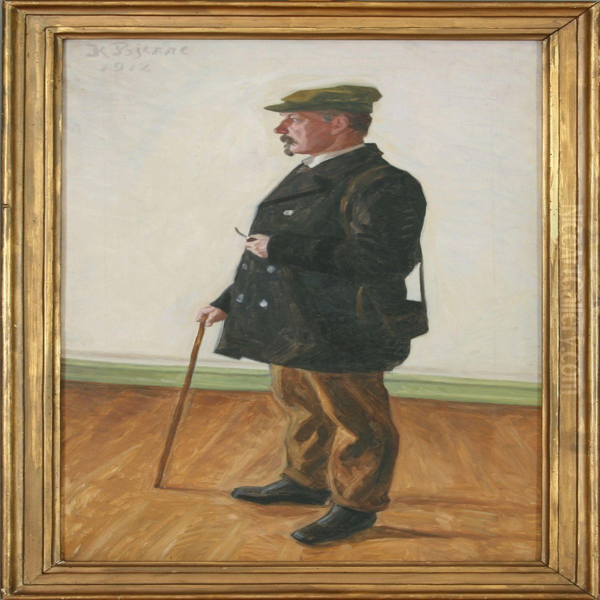 "strandfogeden" Oil Painting by Kristen Bjerre