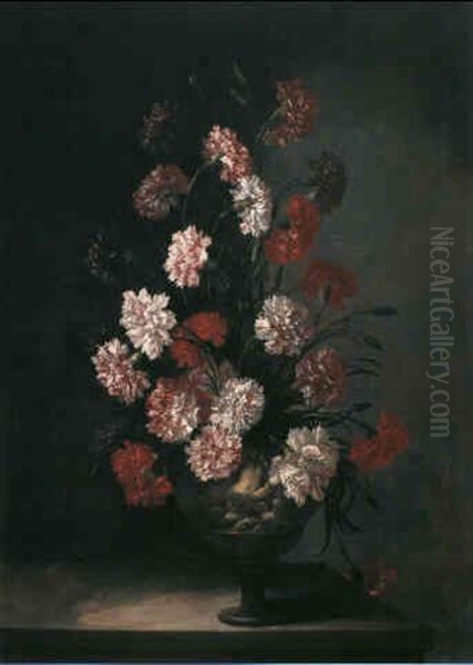 Blumenstilleben Oil Painting by Mario Nuzzi Mario Dei Fiori