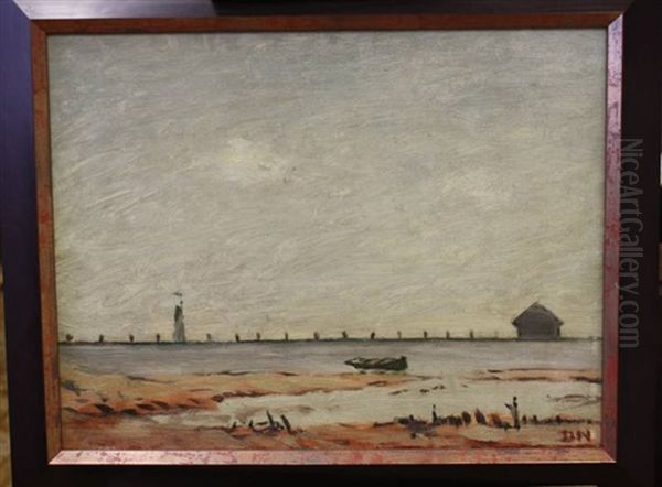 Aan De Zuiderzee Oil Painting by Dirk Nyland