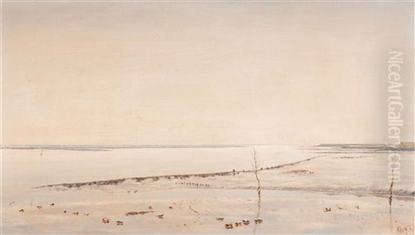 Brouwershaven Oil Painting by Dirk Nyland