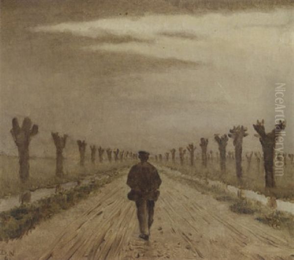 Wilgenlaantje Oil Painting by Dirk Nyland