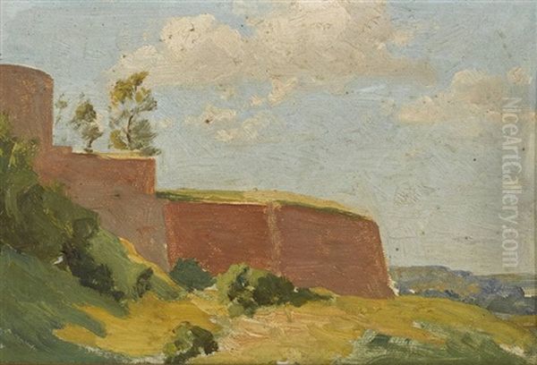 South Of France Oil Painting by Dermod William O'Brien