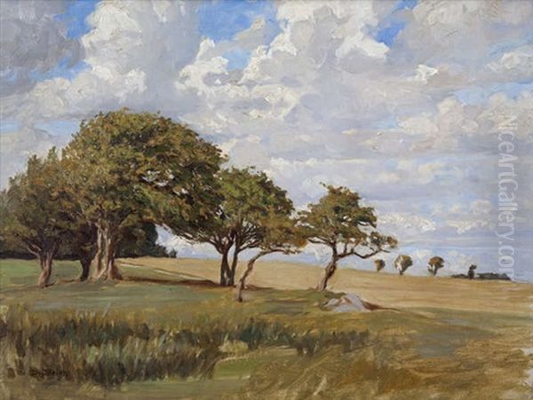 Pastoral Landscape, Cahirmoyle Co. Limerick Oil Painting by Dermod William O'Brien