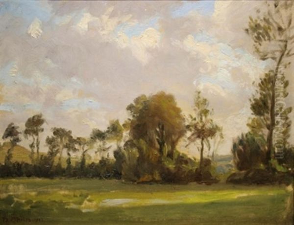 Pastoral Landscape Oil Painting by Dermod William O'Brien