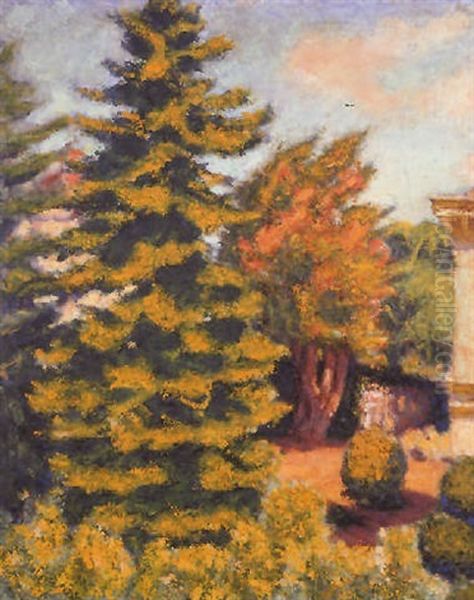 The Garden Oil Painting by Roderic O'Conor