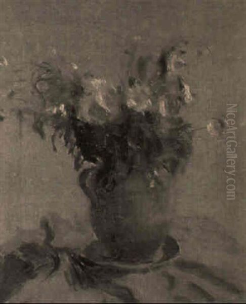 Bouquet Oil Painting by Roderic O'Conor