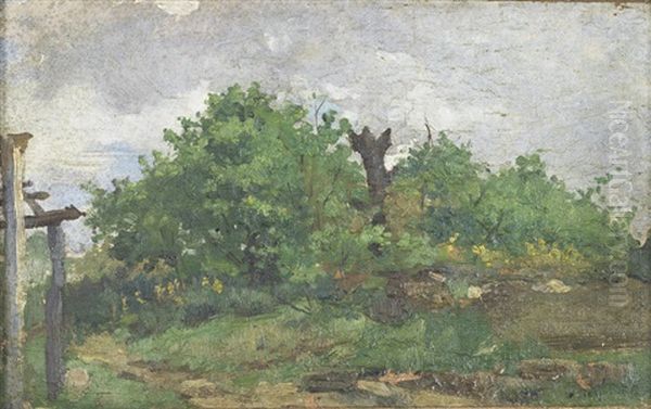 Paisagem Oil Painting by Joao-Marques de Oliveira