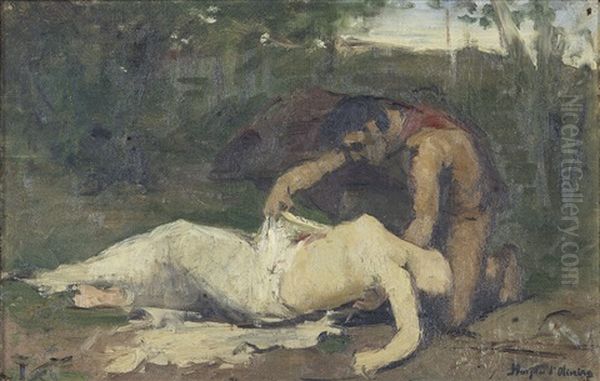 Figuras - Estudo Oil Painting by Joao-Marques de Oliveira