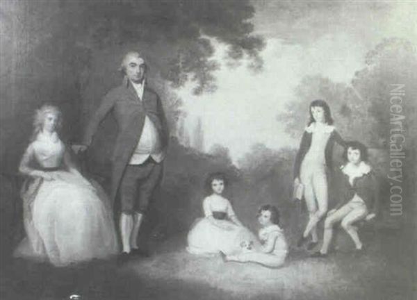 The Middleton Family Oil Painting by Archer James Oliver