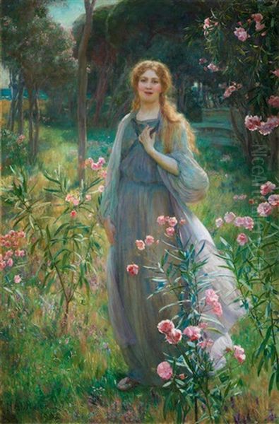 In Bloom Oil Painting by Herbert Arnould Olivier