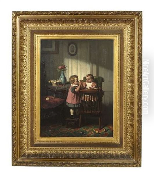 The Nursery Oil Painting by Pieter Jan Onderberg