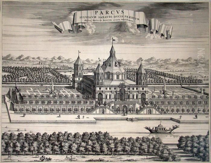 Parcus Oil Painting by Joan Blaeu