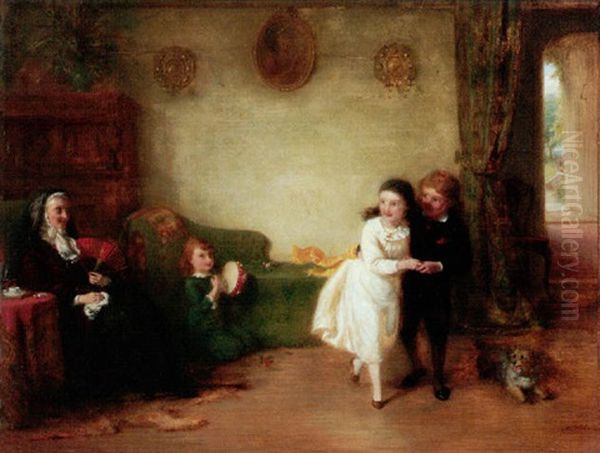 The Dance Oil Painting by George Bernard O'Neill