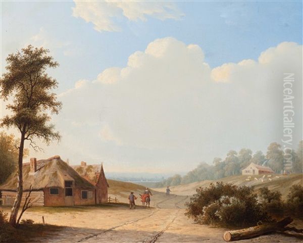 Homeward Bound Oil Painting by Hermann Henry Op der Heijde