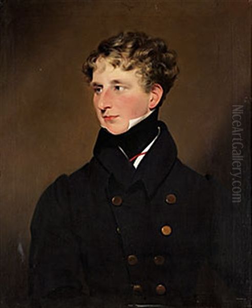 Portratt Av Ung Man Oil Painting by John Opie