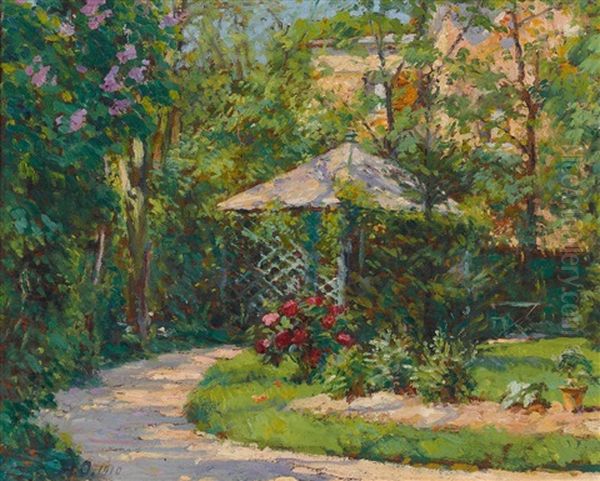 Sommerlicher Garten Oil Painting by Alfred Nathaniel Oppenheim