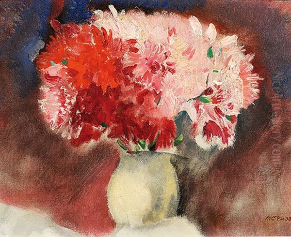 Nelken Oil Painting by Max, Mopp Oppenheimer