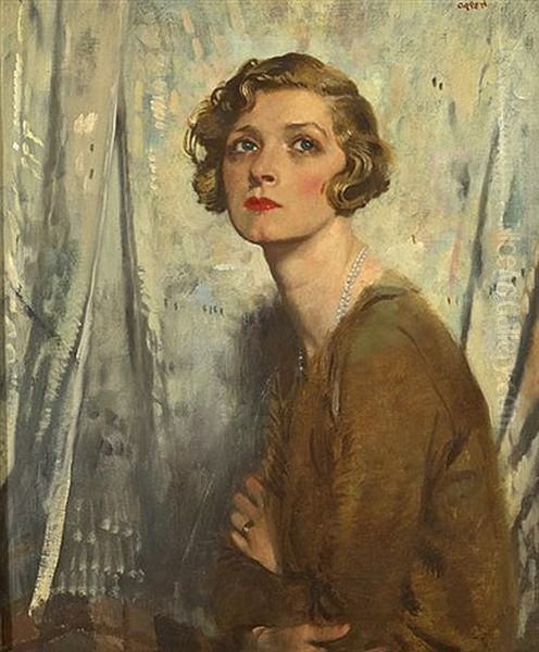Gladys Cooper Oil Painting by Sir William Newenham Montague Orpen