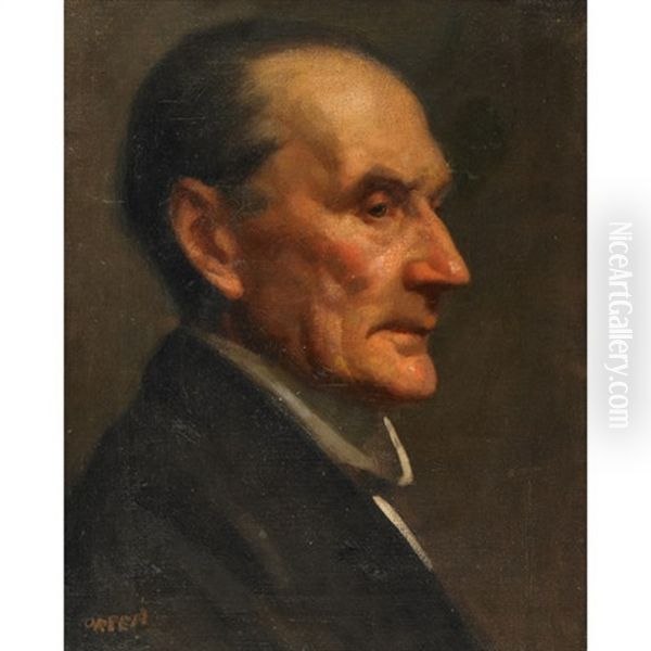 Mr. Danby, Solicitor Oil Painting by Sir William Newenham Montague Orpen