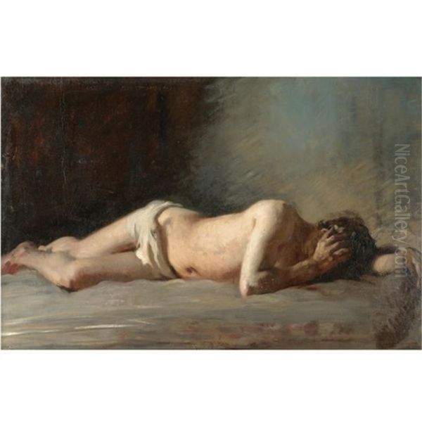 The Rebel Oil Painting by Sir William Newenham Montague Orpen