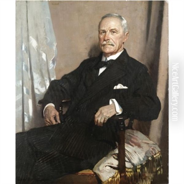 Lord Lawrence Of Kingsgate Oil Painting by Sir William Newenham Montague Orpen