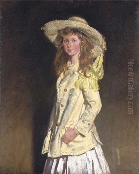 Gardenia Oil Painting by Sir William Newenham Montague Orpen