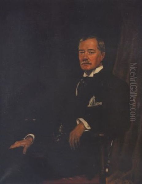 Portrait Of Sir Alexander Henderson Oil Painting by Sir William Newenham Montague Orpen