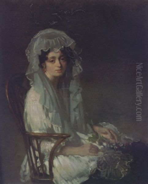 A Spanish Woman Oil Painting by Sir William Newenham Montague Orpen