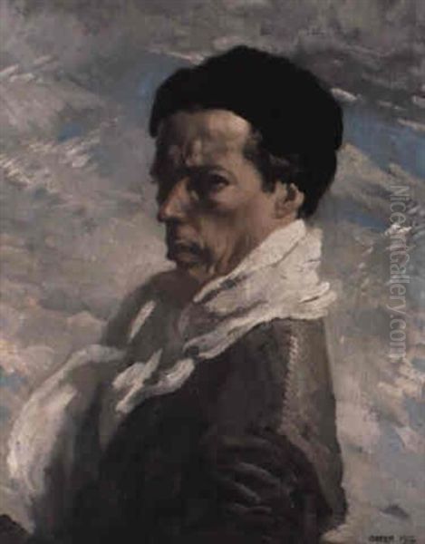 Self Portrait Oil Painting by Sir William Newenham Montague Orpen