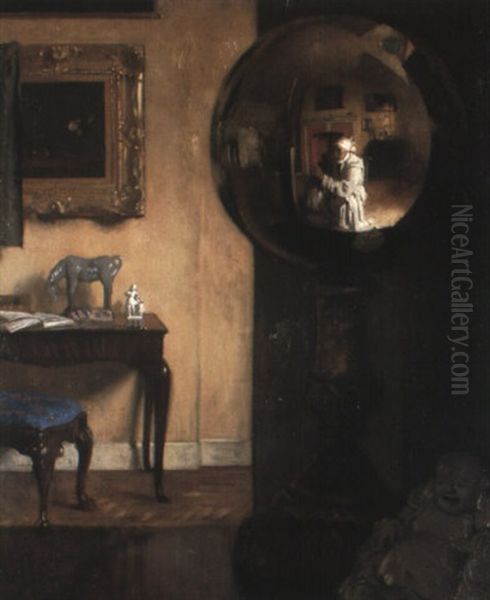 The Reflection Oil Painting by Sir William Newenham Montague Orpen