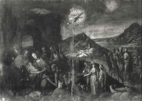 L'adoration Des Bergers Oil Painting by Pedro Orrente