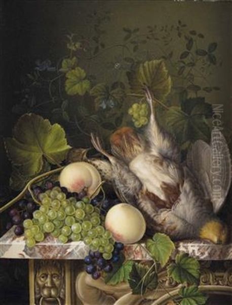 Obst- Und Jagdstillleben Oil Painting by Georgius van Os