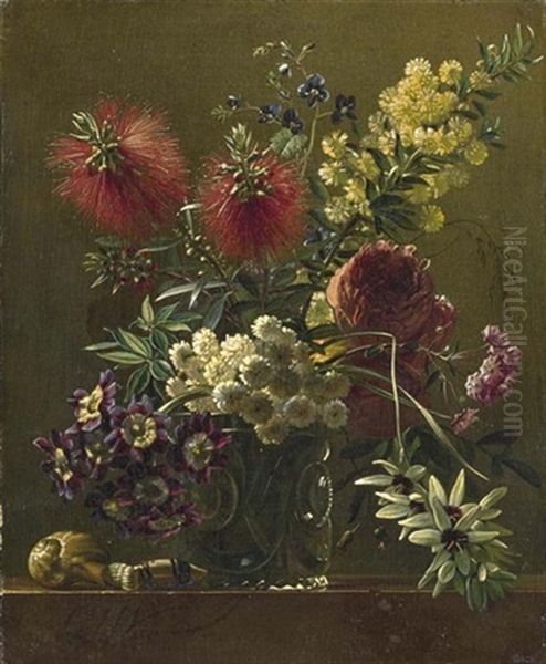 Blumenstilleben Oil Painting by Georgius van Os