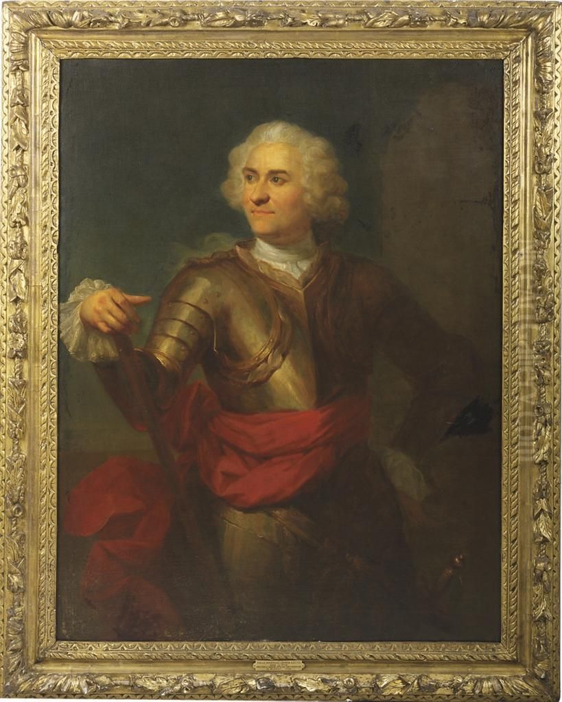 Portrait Of James Francis Edward Keith (1696-1758) Oil Painting by Nicolas Blakey
