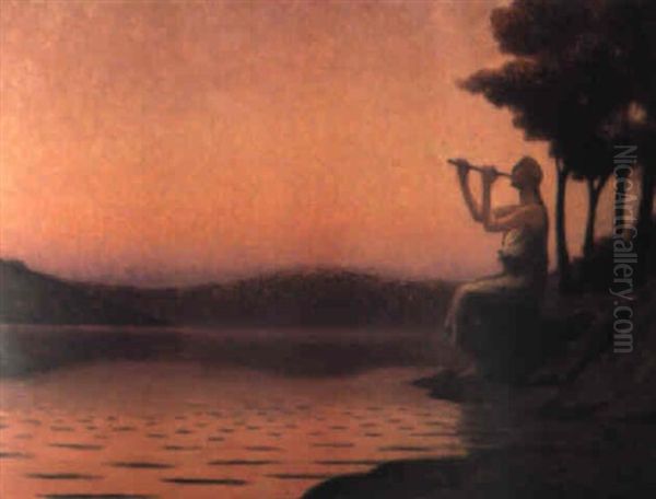Harmonie Oil Painting by Alphonse Osbert