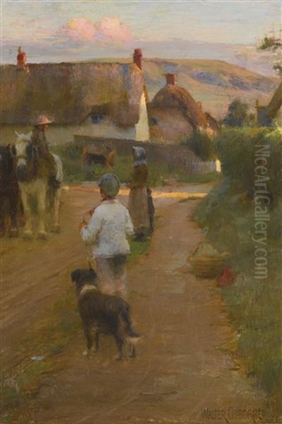 The Loiterers Oil Painting by Walter Frederick Osborne