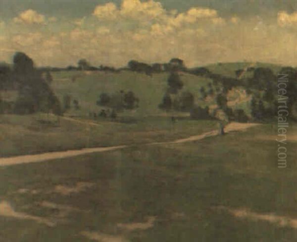 On Hampstead Heath Oil Painting by William Osborne