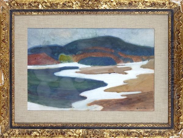 Varbrytning Angermanland Oil Painting by Helmer Osslund