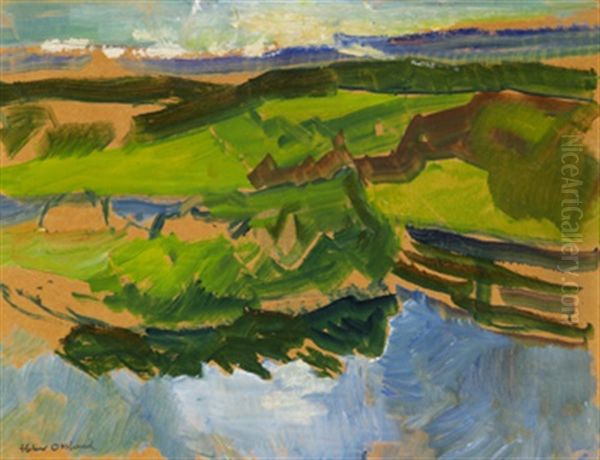 Var Vid Granvag Oil Painting by Helmer Osslund