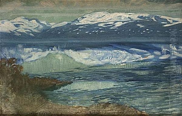 Tidig Vardag Vid Tornetrask Oil Painting by Helmer Osslund