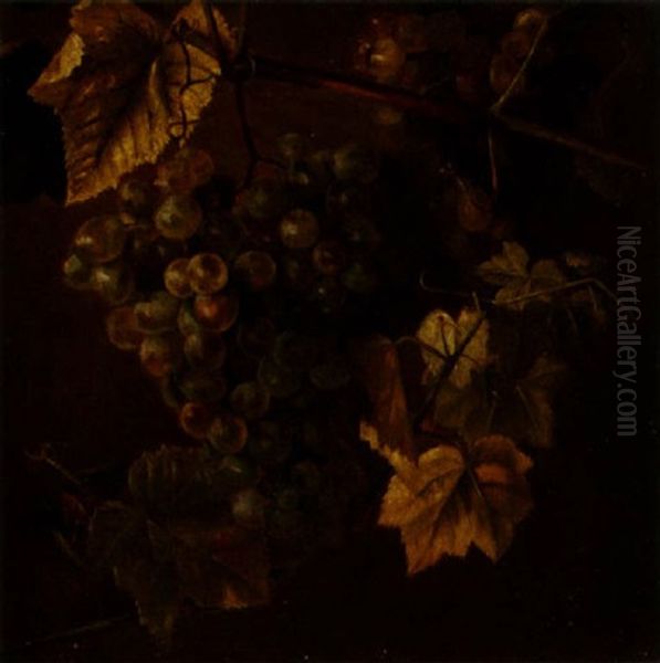 Still Life With Grapes Oil Painting by Marie Osthaus