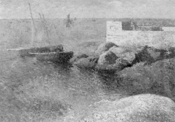 Fruhsonne Am Strand Oil Painting by Alfred Otto