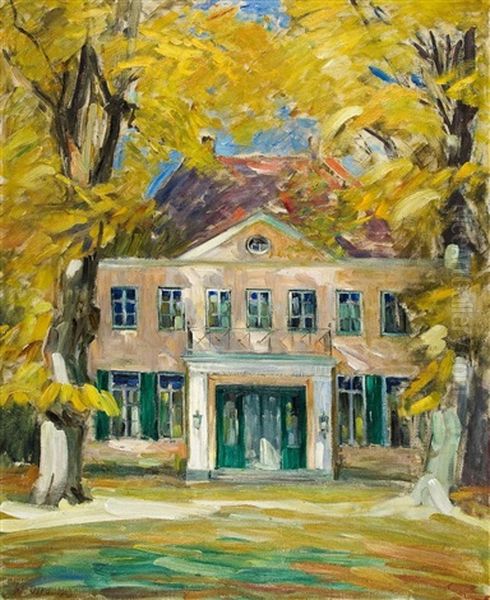 Villa Im Herbstlicht Oil Painting by Wilhelm Otto