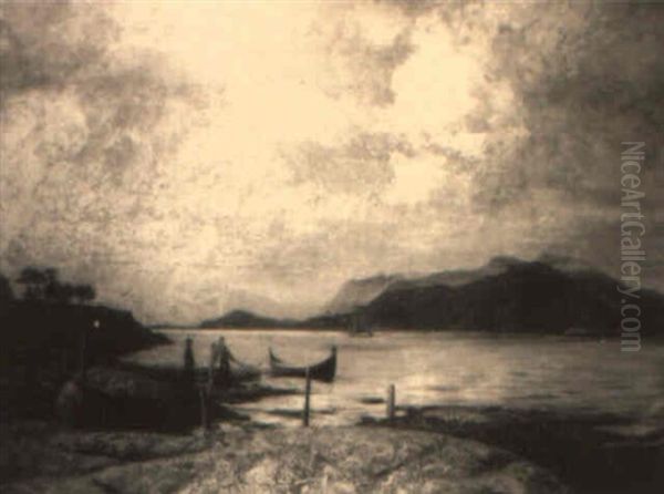 From Norland, Norway Oil Painting by Karl Ouren