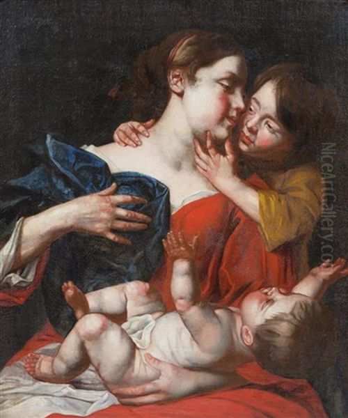 Caritas Oil Painting by Juergen Ovens